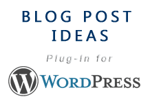 Blog Post Ideas Plug-In for WordPress