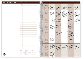 BusyBodyBook Personal & Family Grid Organizer inside pages BusyBodyBook Personal & Family Grid Organizer inside pages