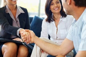 organizing consultant meeting new clients