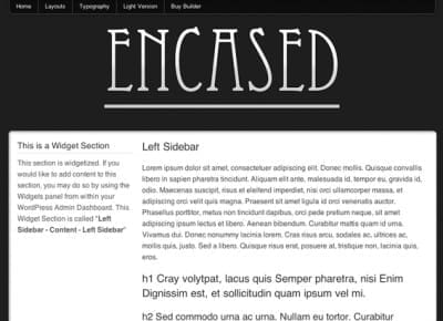 Encased