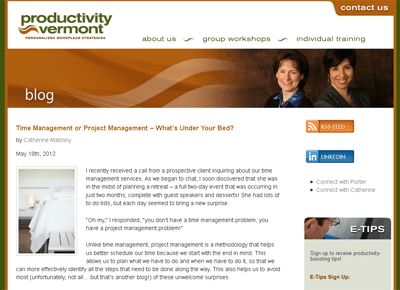 Productivity Vermont