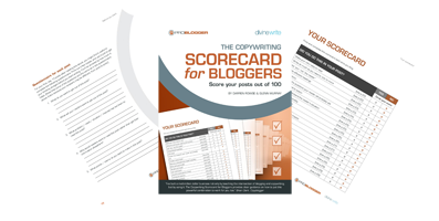 Problogger's Scorecard for Bloggers