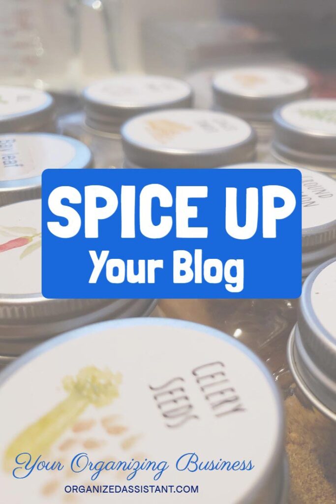 Spice up your blog