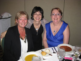 Janet Barclay with Donna Campbell and Karen Sencich at the 2011 POC Conference