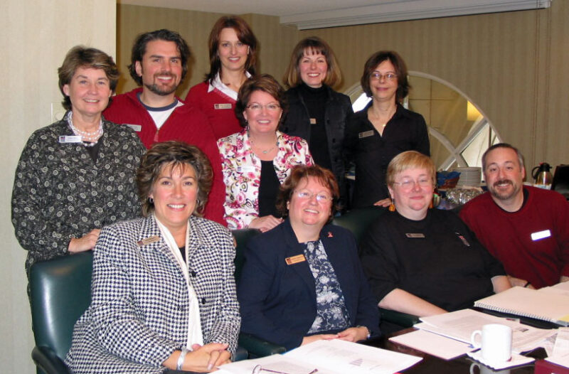 Janet Barclay with the Professional Organizers in Canada National Board, 2005