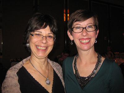 Janet Barclay and Janine Adams at the POC 2011 National Conference in Toronto