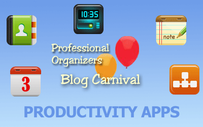 Productivity Apps – Professional Organizers Blog Carnival
