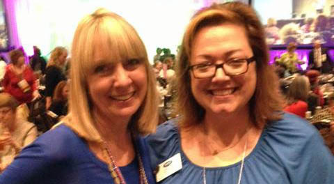 Elizabeth Hagen and Pam Bowers at 2013 NAPO Conference