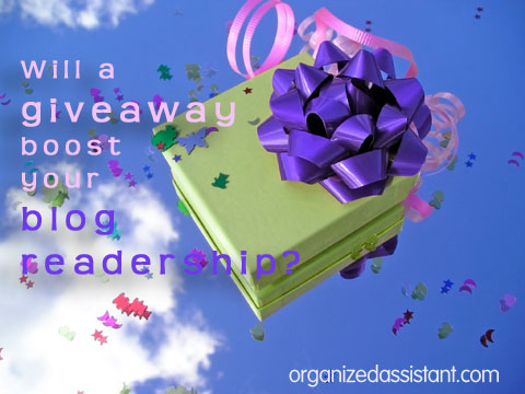 Will a giveaway boost your blog readership