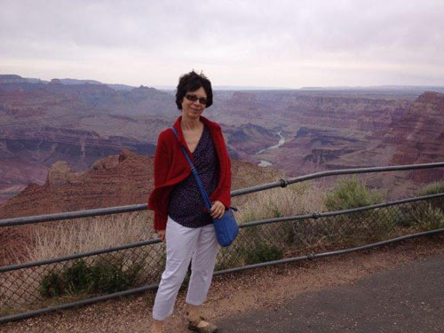 Janet Barclay at the Grand Canyon