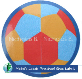 Mabel's Labels Preschool Shoe Labels