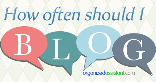 How often should I blog?