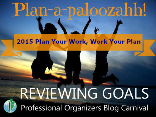 Reviewing Goals – Professional Organizers Blog Carnival