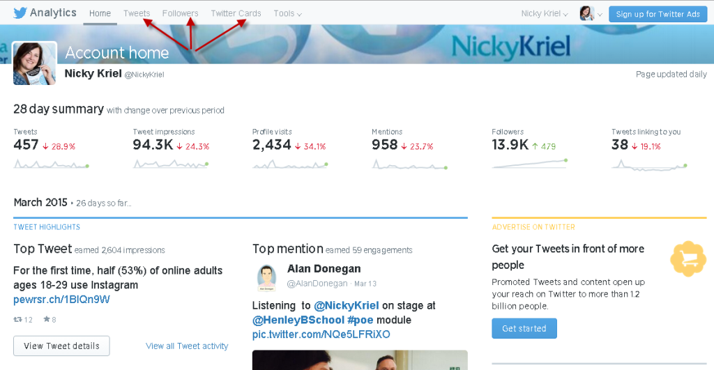 Twitter Analytics Screen-Shot