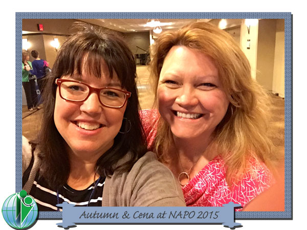 Autumn Leopold and Cena Block at the NAPO2015 Annual Conference & Organizing Expo