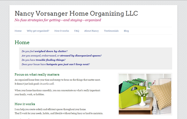 Nancy Vorsanger Organizing