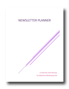 Newsletter Planner