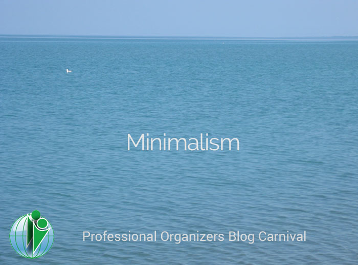 Minimalism - Professional Organizers Blog Carnival