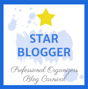 Star Blogger - Professional Organizers Blog Carnival