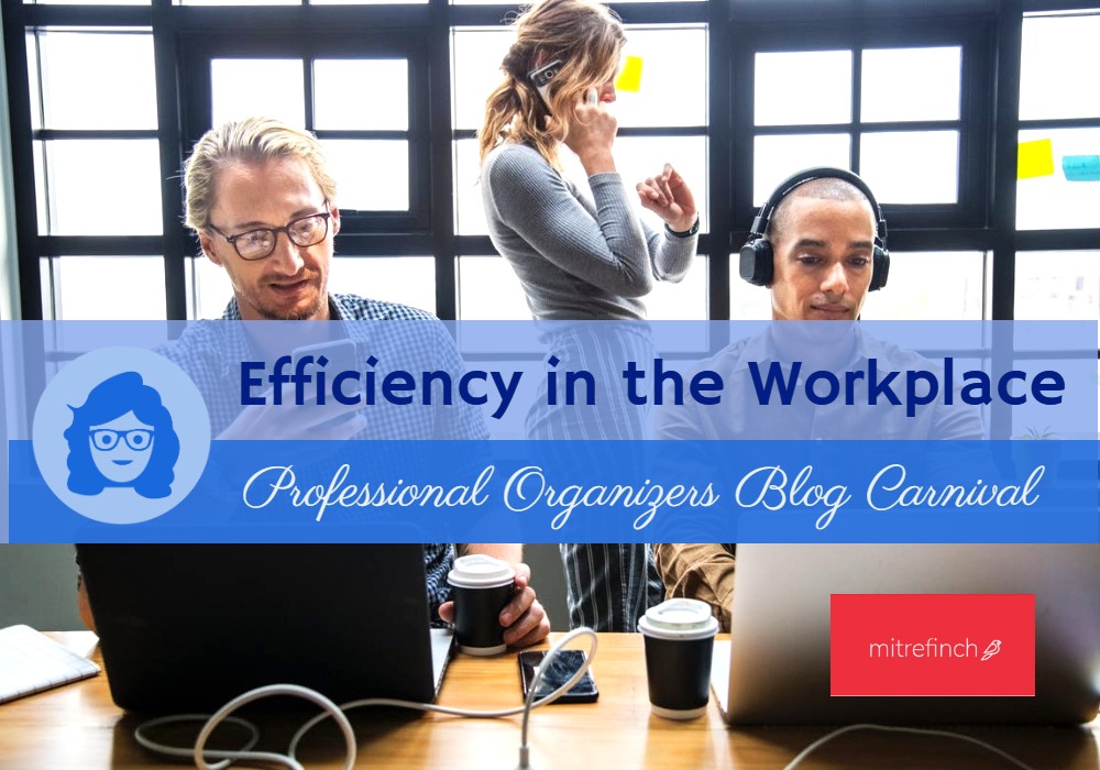 Efficiency in the Workplace – Professional Organizers Blog Carnival